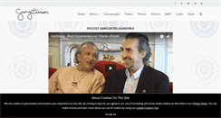 Desktop Screenshot of georgeharrison.com